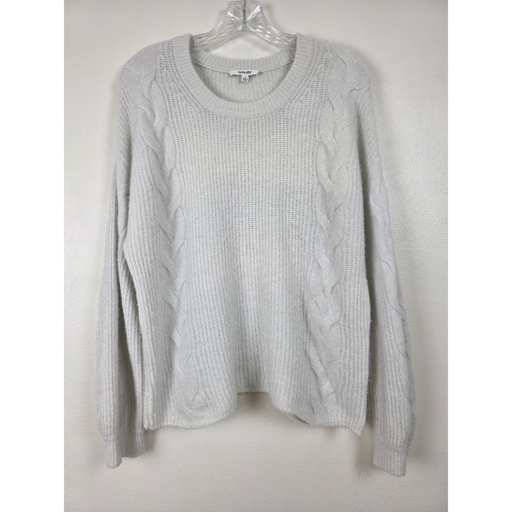 Splendid‎ Sweater Womens S Cable Knit Pullover Soft Wool Blend Cozy Lightweight